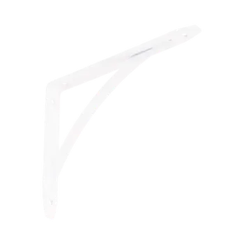 Nábytkové kování WSL 175 konzole s obloukovou vzpěrou 167x137 bílá (10 ks)