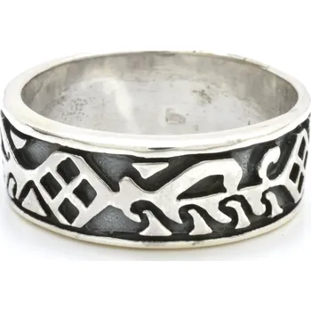 Prsten Stříbrný prsten s ornamenty Dio - 64