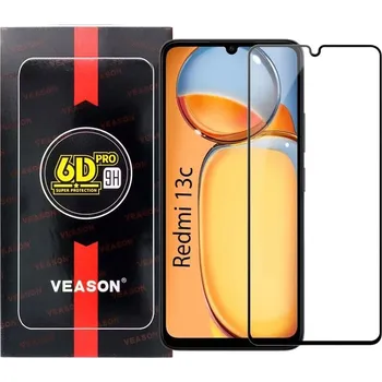 VEASON 6D PRO Full Glue tvrzené sklo Xiaomi RedMi 13C, 5903396241703