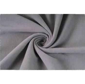 Úplet jednolíc, šedá, tričkovina, látky, metráž