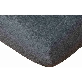 Dekorativní polštářek Dadka Froté prostěradlo tmavě šedá C Rozměr: 90x200x20 cm