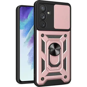 Pouzdro na mobilní telefon Kryt Samsung Galaxy A15 5G / A15 4G Techsuit CamShield Pro rose gold