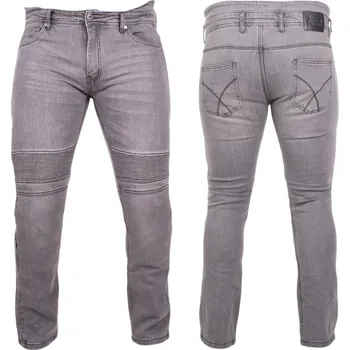 Moto kalhoty BOS Pánské moto jeansy Micas Gray - 40