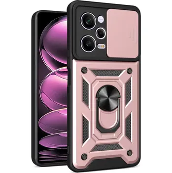 Pouzdro na mobilní telefon Kryt Xiaomi Redmi Note 12 Pro 5G / Poco X5 Pro Techsuit CamShield Pro rose gold