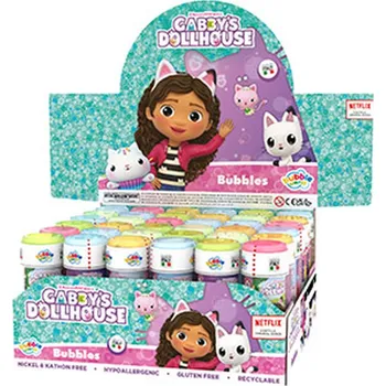 Bublifuk Dulcop bublif Bublifuk Gabby’s Dollhouse 60 ml (dis. 36 ks)