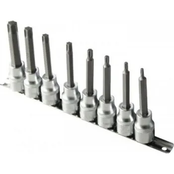 ASTA Sada nástrčných klíčů Torx 1/4" 8ks 100mm, BIT SET-8 1/4"S
