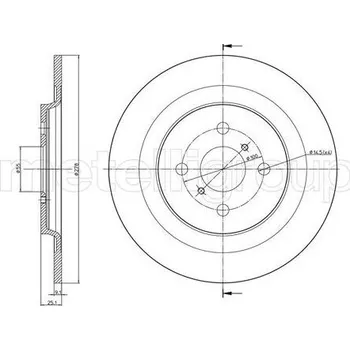 Brzdový kotouč Brzdový kotouč CIFAM 800-947C