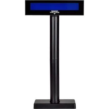 LCD displej Virtuos FL-2026 2x20, serial, černý