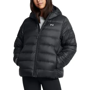 Dámská bunda Under Armour LEGEND DOWN HOODED JACKET 1385852-001 Černá SM