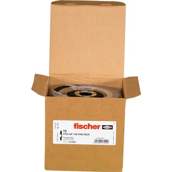 Brusný kotouč Fischer Brusný lamelový talíř FFD-AP 125 K40 INOX 512526