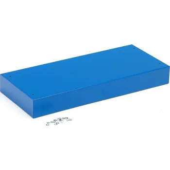 Komoda Sokl ke kovové skříňce SERVE, modrý