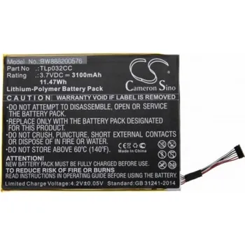 Baterie pro mobilní telefon VHBW Baterie pro Alcatel One Touch Pixi 8 8.0 3G, 3100 mAh