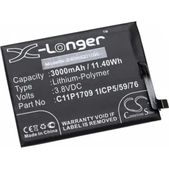 Baterie pro mobilní telefon VHBW Baterie pro Asus ZenFone Live L1 / L2, 3000 mAh