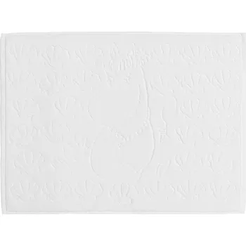 Koupelnová předložka Arabia Finland, Ručník - předložka Arabia Finland Mumínci Mořské mušle 50 x 70 cm bílý - Formadore