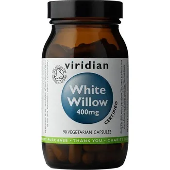 Viridian White Willow Bark 400mg 90 kapslí Organic