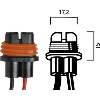 RMS Konektor pro žárovku H8, H9, H11 246472080