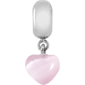 Přívěsek Dámský přívěsek Morellato Drops Pink Heart SCZ445