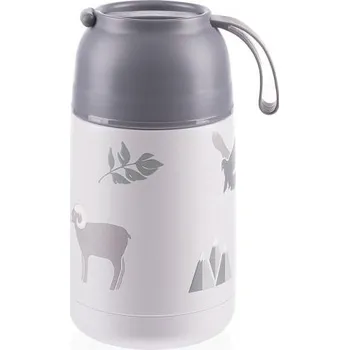 Termoska na jídlo se silikonovým držákem 620 ml, Mountains