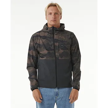 Pánská větrovka Bunda Rip Curl ANTI SERIES ELITE JACKET Green Camo velikost XXL