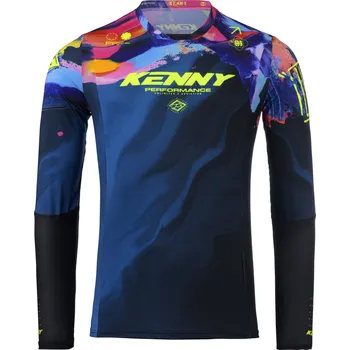 cyklistický dres KENNY dres PERFORMANCE 25 brush multicolor - XL