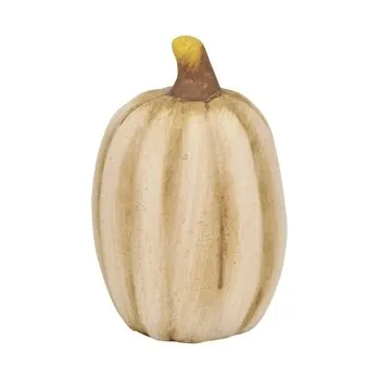 Keramická dýně bílá 7,5x11 cm
