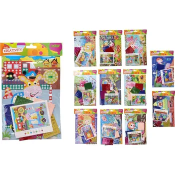 kreativní sada Kreativní set W033510 lepení 18x25 cm - MIX