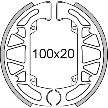Brzda pro motocykl RMS Brzdové pakny 0300 RMS 225120301