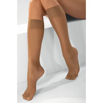 Dámské punčochy Silonkové podkolenky Vivisence 8400 Classic 20 DEN Barva: Béžová, Velikost: UNI