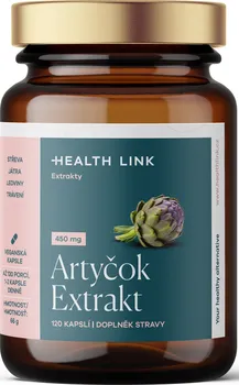 Přírodní produkt Health Link Artyčok Extrakt 450 mg 120 cps.