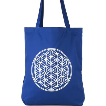Taška Shoppy Flower of Life modrá