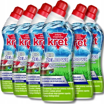 Čisticí prostředek do toalety Kret gel biologicky odbouratelný 4,5 l limetkový