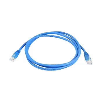 Síťový kabel UTP Patch Kabel Lexton RJ45 CAT5E 0,5m 8P8C 1:1 Modrý