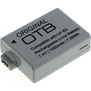 OTB Baterie LP-E5 pro Canon EOS-450D / EOS-500D / EOS-1000D, 1020 mAh