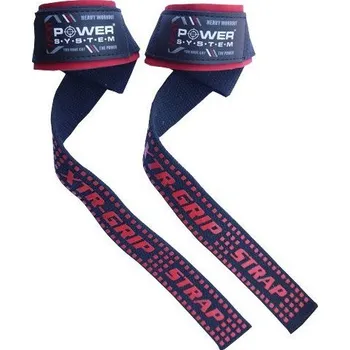 Power System Posilovací trhačky s protiskluzem XTR-GRIP STRAPS