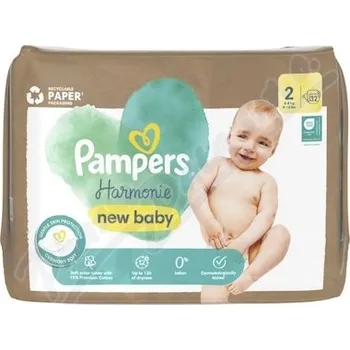 jednorázová plena Pampers Harmonie New Baby 2 plenky 4-8kg 32ks