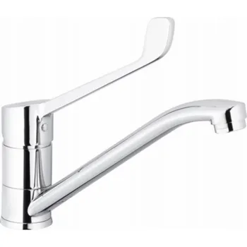 Vodovodní baterie KFA kuchyňská baterie MEDICO NOVÁ baterie, SPECIÁLNÍ, KUCHYŇSKÁ, OTOČNÁ S LÉKAŘSKOU RUKOJEŤ, CHROM