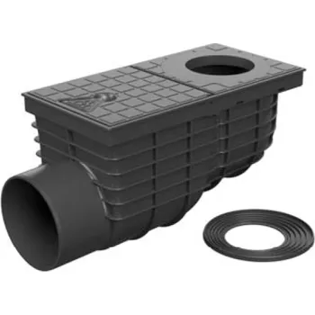 kanalizace Lapač střešních vod "GAJGR" D 110mm černý 325 G boční (Standard)