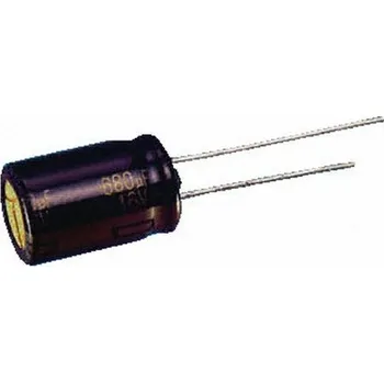 Kondenzátor, řada: FC 390μF ±20procent 52mΩ 35V dc, Radiální, Průchozí otvor Hliníkové elektrolytické Panasonic