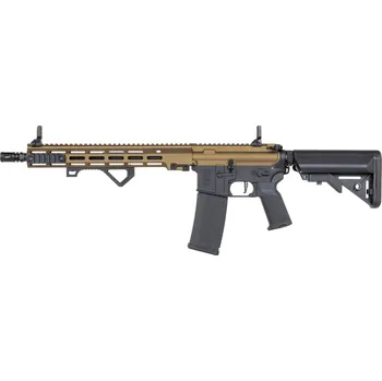 Airsoftová zbraň Specna Arms SA M4 Carbine M-LOK (SA-P22 Prime™ Aster II ETU) s bezuhlíkovým motorem - Chaos Bronze