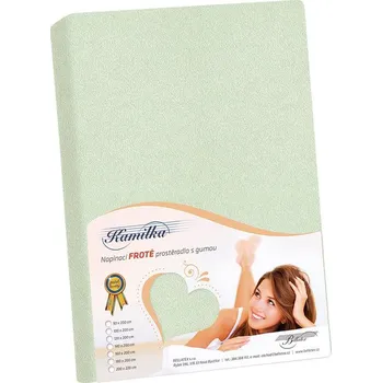 Prostěradlo Prostěradlo froté Zelená BX1001208 - 160x200 cm