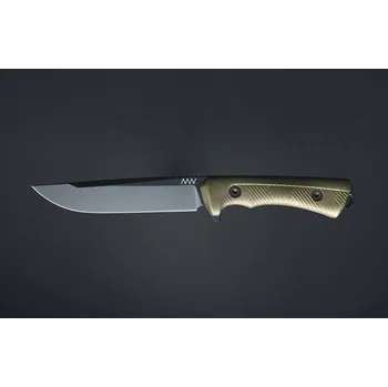 kapesní nůž Acta non verba knives ACTA NON VERBA P300 - Black Cerakote, Olive GRNPU, Kydex