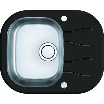 Nerezový dřez Alveus WAVE 10 UP ČERNA 620x500x175 mm + 5 % sleva v košíku s kódem SLEVA5