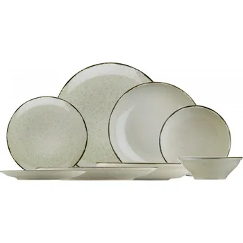 Talíř Porcelánová sada 24 ks talířů Cinnamonie béžová