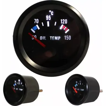 Budík Přídavný teploměr oleje - Youngtimer Rally - s LED podsvícením (JOM-21118V-2)