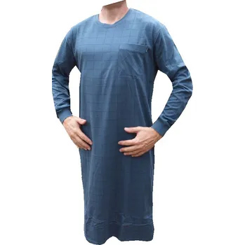 Pánská noční košile xcena Noční košile s dl rukávem příjemná Velikost: XXL