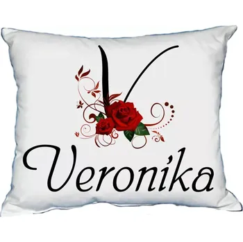 Dekorativní polštářek Polštář se jménem VERONIKA (polštářek dámské jméno )