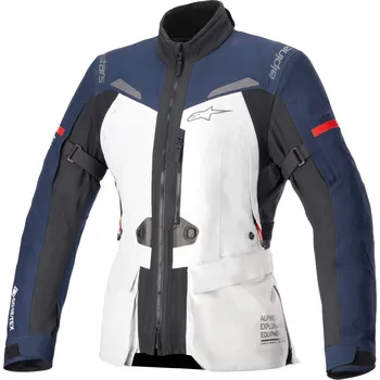 Moto bunda ALPINESTARS bunda STELLA ST-7 GORE-TEX dámská světle šedá/modrá/černá 2025 - XL