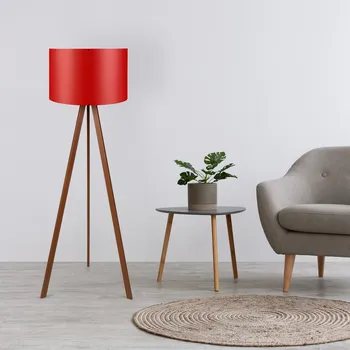 Stojací lampa ASIR Stojací lampa AYD 73 červená hnědá