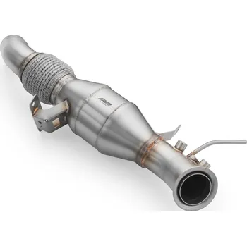 Výfuková trubka RM Motors Downpipe BMW F20, F21 114d, 116d, 118d/dx, 120d/dx, 125d N47N, N47S1 + tlumič