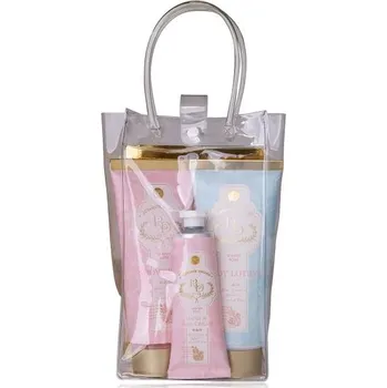 Kosmetika SET koupelový ROMANTIC DREAMS v průhledné taštičce ACCENTRA